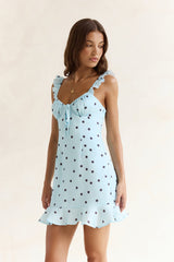 Holding Me Close Minikleid Blau