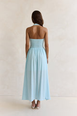 Heart Of Ours Neckholder Maxikleid Blau