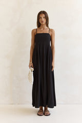 Highrise Skies Maxikleid Schwarz