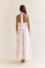 Shining Lights Neckholder-Top Rosa