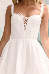 Morning Whispers Minikleid Weiß