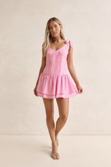 Heatwave Kiss Minikleid Rosa