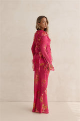 Soft Island Dreams Maxirock Rosa