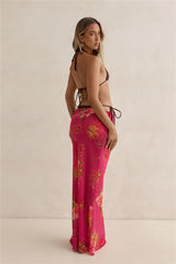 Soft Island Dreams Maxirock Rosa