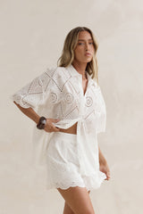 White As Snow Shorts Weiß