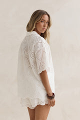 White As Snow Shorts Weiß
