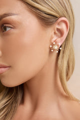 18k vergoldete Star Isle Ohrringe Gold