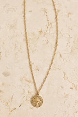 Sanddollars Halskette Gold