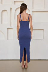Normani Midikleid Steel