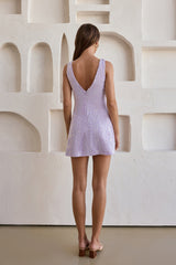 Minikleid Lavendelfelder Lila
