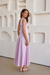 Open Meadows Maxikleid Lila