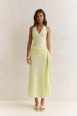 Sun Chasers Neckholder-Maxikleid Gelb