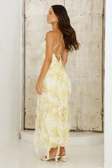 Poetic Charm Midikleid Gelb