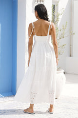 Whispers of Spring Maxikleid Weiß