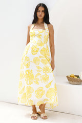 Maxikleid Ewiger Frühling Gelb