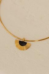 18 Karat vergoldete Luna Glow Halskette Gold