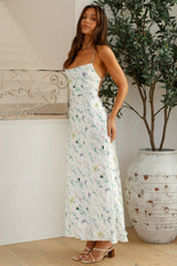 Blumenfee Maxikleid Weiß