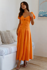 Feeling Tanned Maxikleid Orange
