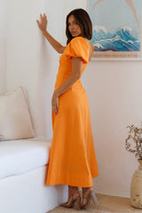 Feeling Tanned Maxikleid Orange
