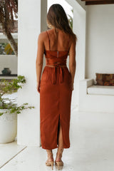 Braunes Crop Top "Needing You"
