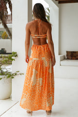 Maxikleid Goldener Honig