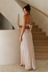 Maxikleid „No Good Reason“ Beige