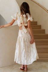 Make The Most Maxikleid Creme