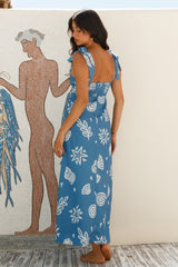 Rockpool Roamer Maxikleid Blau