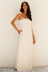 SEVEN WONDERS Saphira Maxikleid Stone
