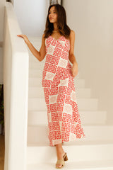 Turning Point Maxikleid Rot