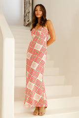 Turning Point Maxikleid Rot
