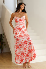 Twinflames Maxikleid Rosa