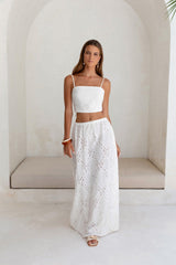 Ocean Air Oasis Crop Top Weiß