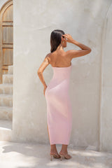 Luna Midikleid Rosa