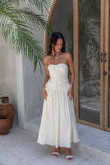 Zori Maxikleid Creme