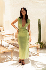 Marici Maxikleid Grün