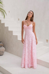 Lost In The Skies Maxikleid Pink