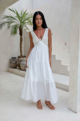 Maxikleid „Lost In Your Love“ Weiß