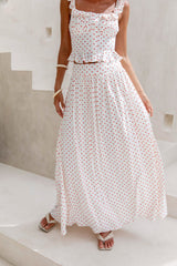 Shoreline Summers Polka Dot Set Rot Weiß
