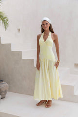 Maxikleid "Calling Your Name" Gelb