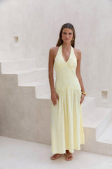 Maxikleid "Calling Your Name" Gelb