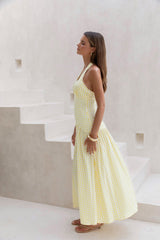 Maxikleid "Calling Your Name" Gelb