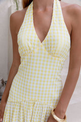 Maxikleid "Calling Your Name" Gelb
