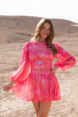Samstagmorgen-Kleid Pink