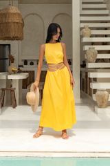 Maxikleid Lifetime Gelb