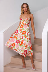 Love Strong Midikleid Mehrfarbig