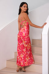 Sternennebel Midikleid Rosa