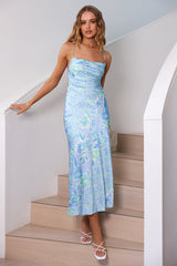 Midi-Kleid „Stay Longer“ Blau