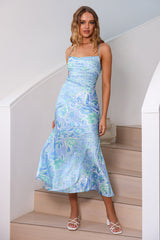 Midi-Kleid „Stay Longer“ Blau