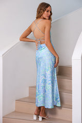 Midi-Kleid „Stay Longer“ Blau